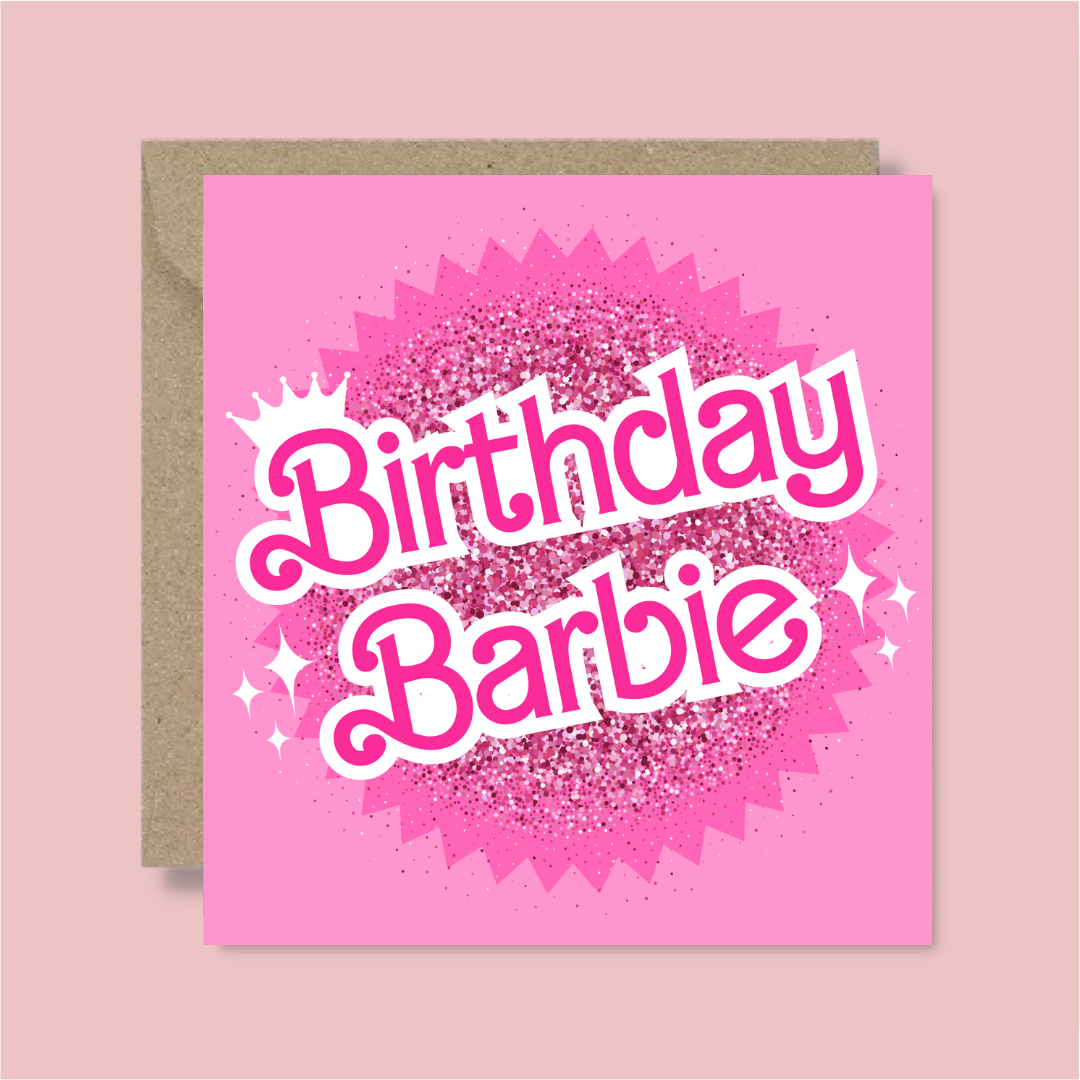 Birthday Barbie Card - Blush Boulevard Greeting Card