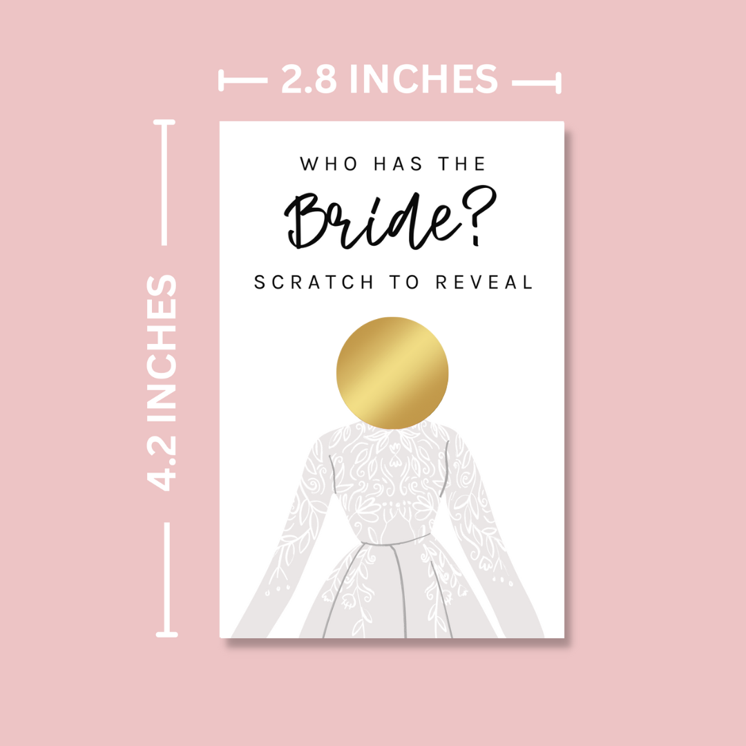 Who Has The Bride? Hen Night Party Game - Blush Boulevard Wedding Games