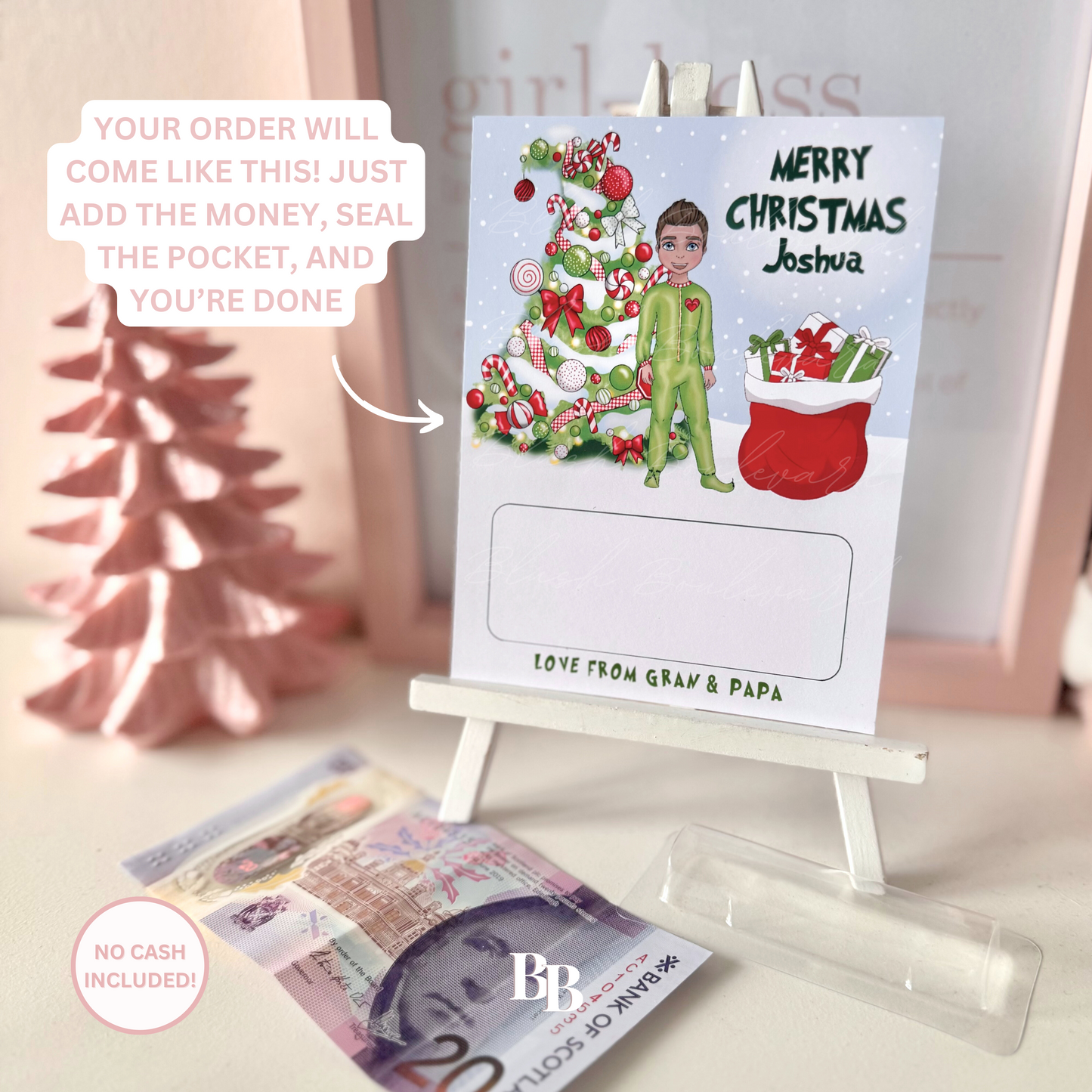 Teen Boy Grinch Christmas Money Pocket