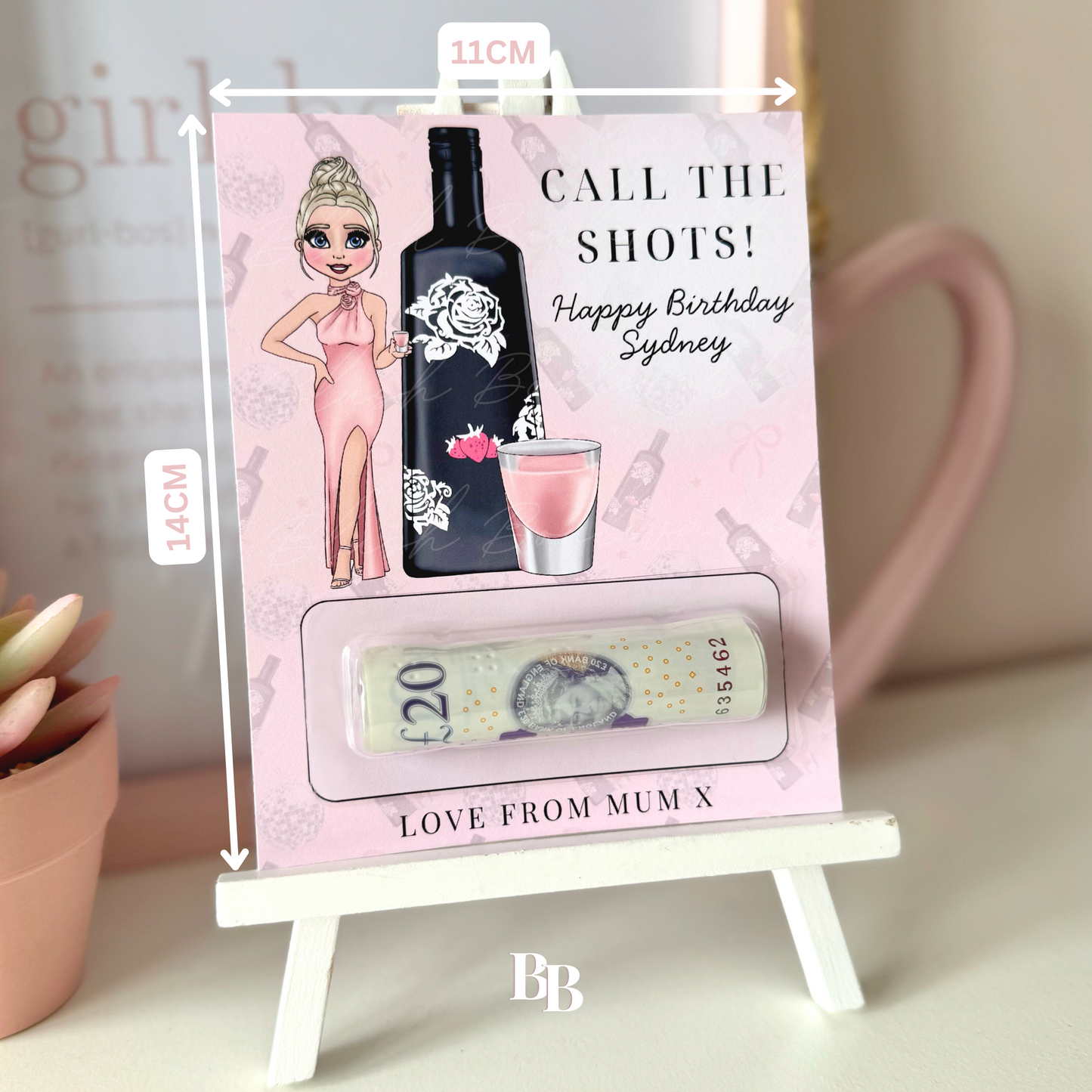 Tequila Rose Birthday Money Pouch