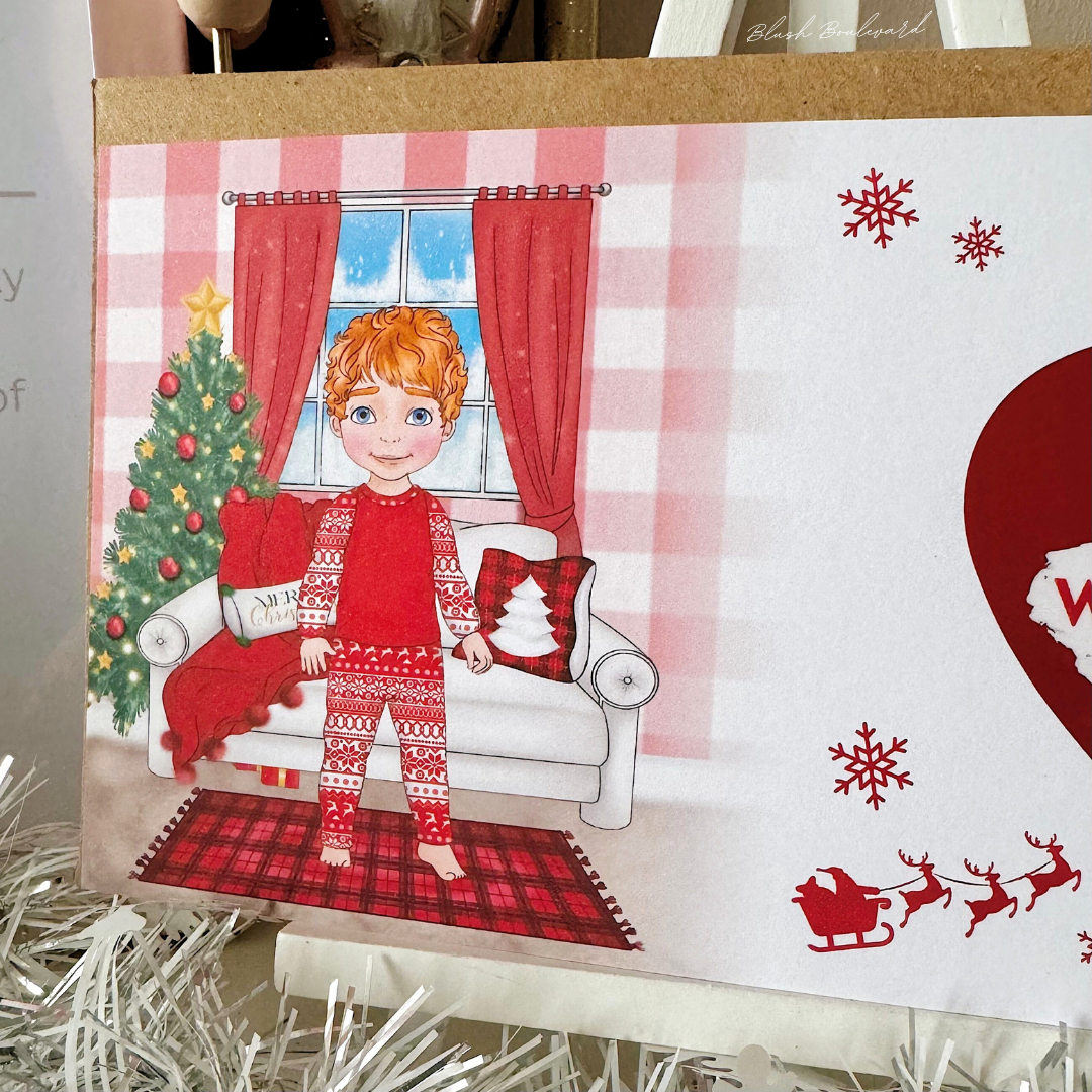 Personalised Toddler Boy Scratch Off Gift Ticket