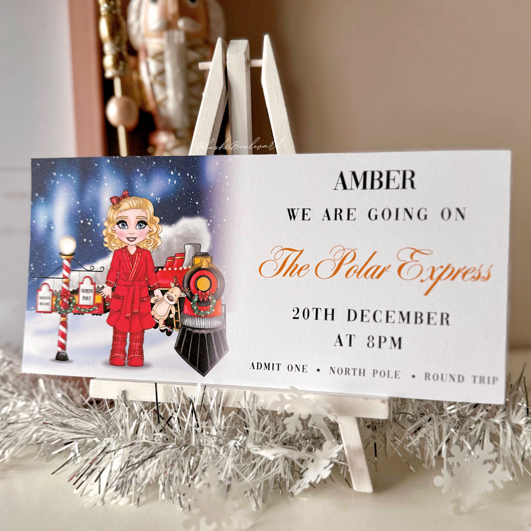 Personalised Polar Express Ticket