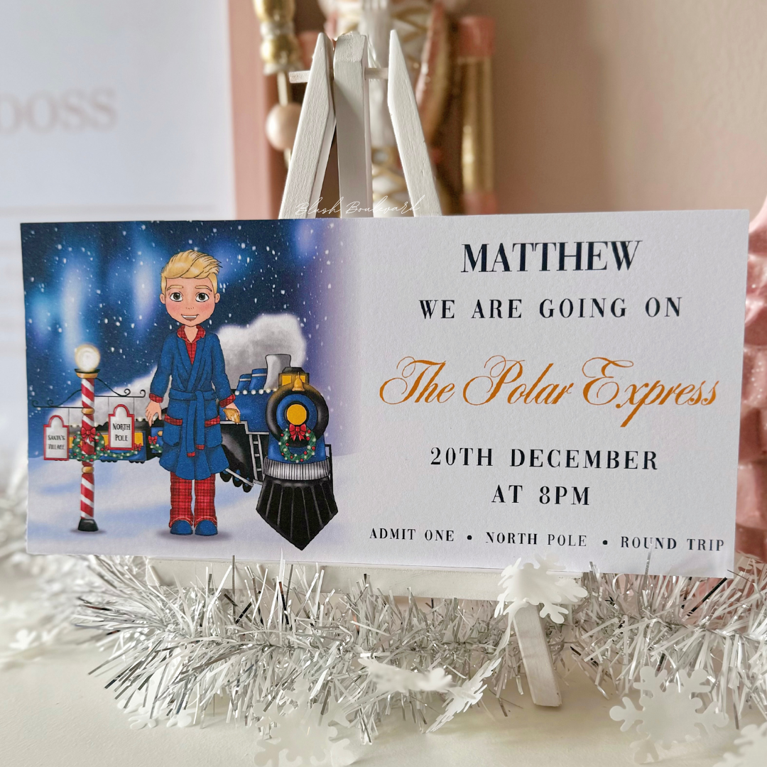 Personalised Polar Express Ticket