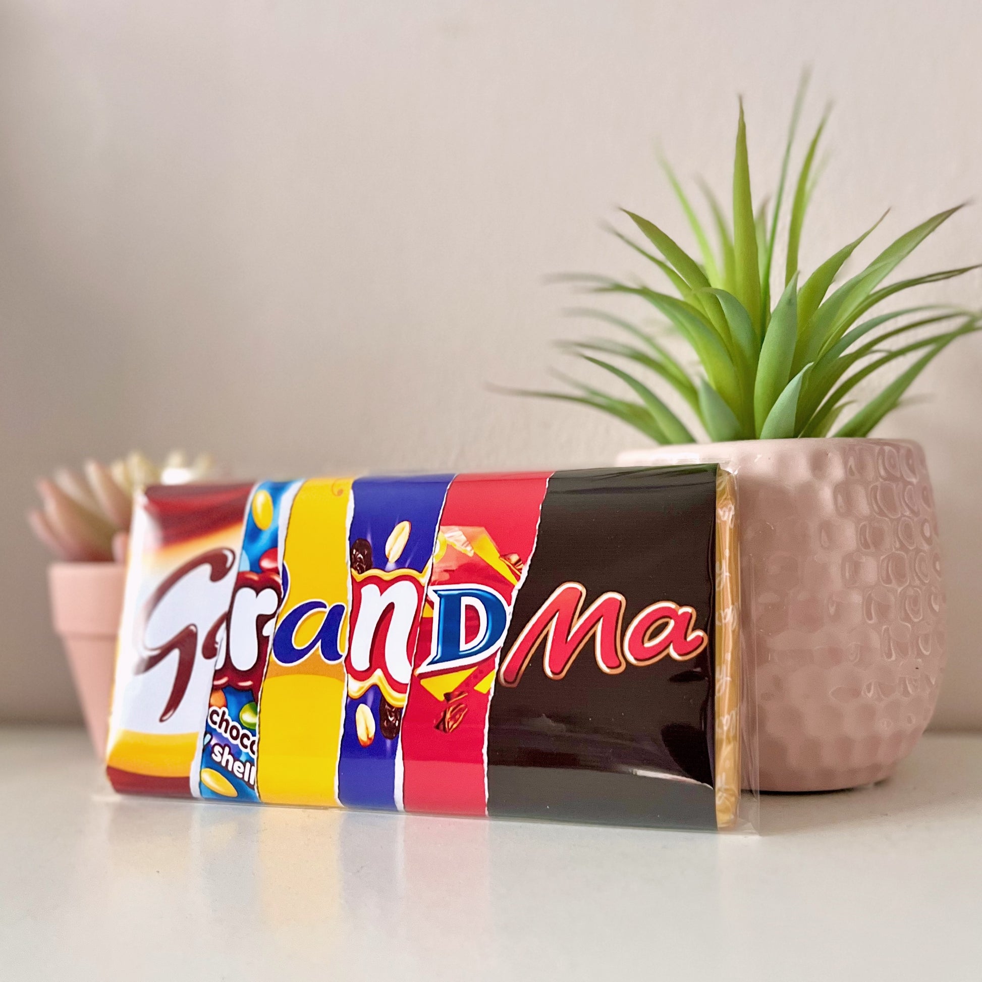Grandma Galaxy Smooth Caramel Chocolate Bar - Blush Boulevard Chocolate Bar