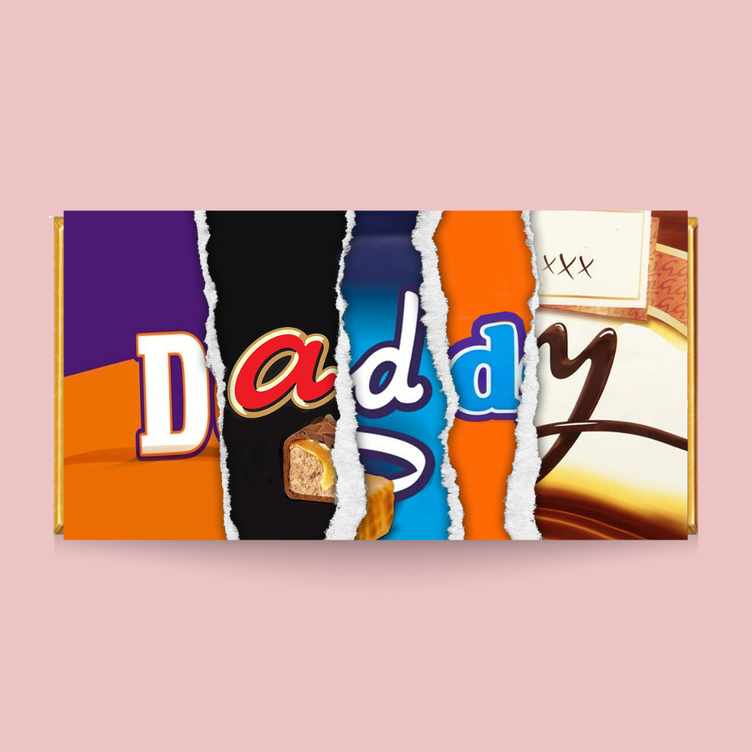 Daddy Galaxy Smooth Caramel Chocolate Bar - Blush Boulevard Chocolate Bar