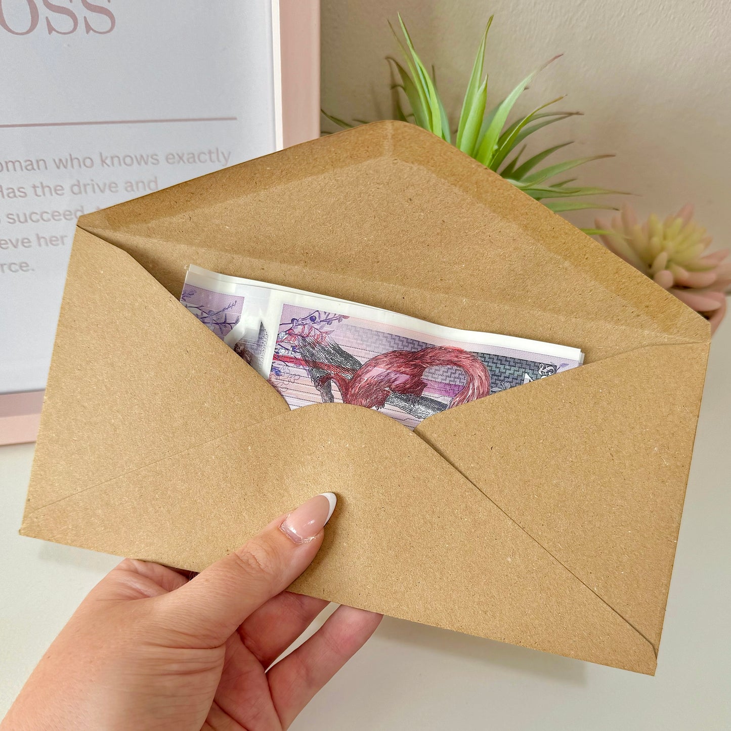 Personalised Christmas Cash Envelope