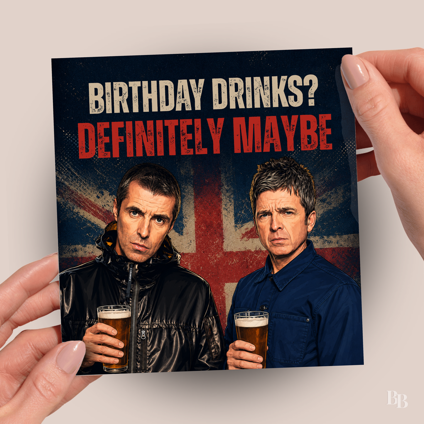 Oasis Definitely Maybe Birthday Card