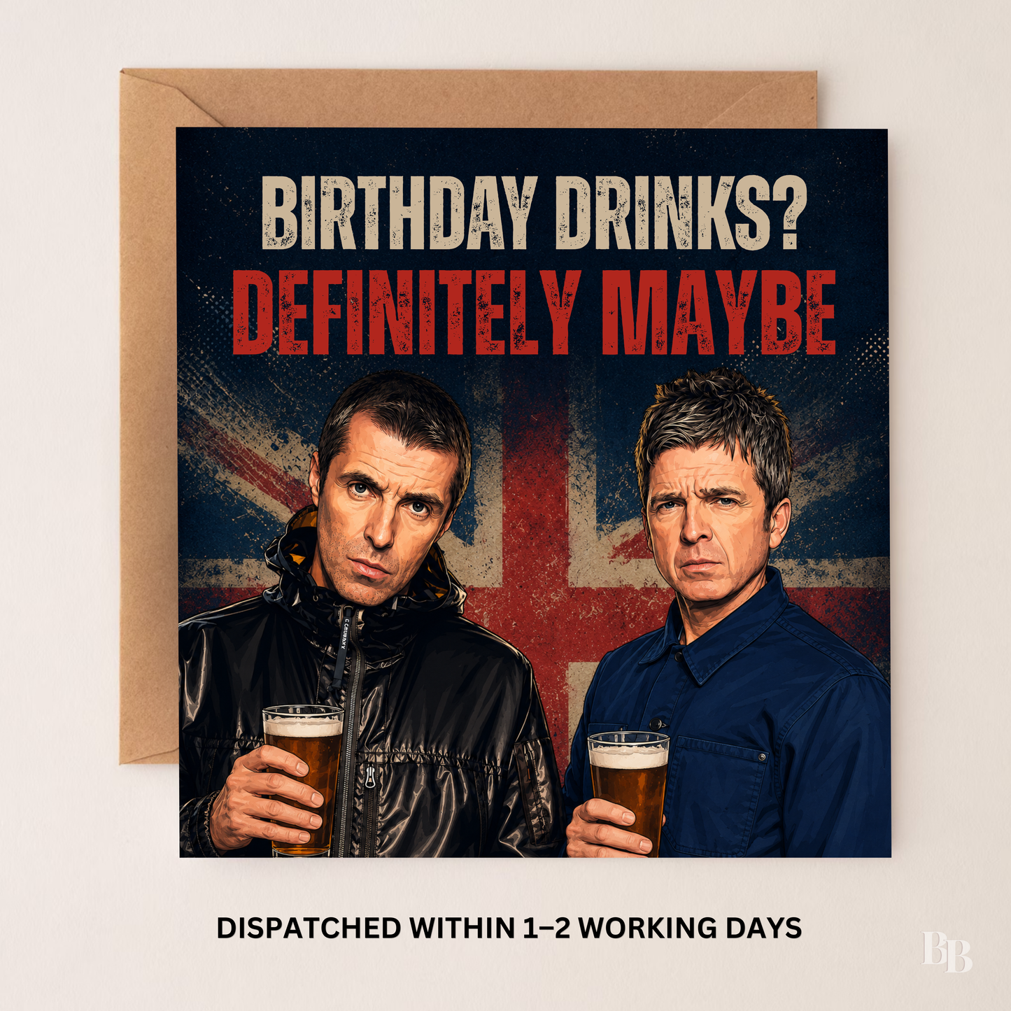 Oasis Definitely Maybe Birthday Card