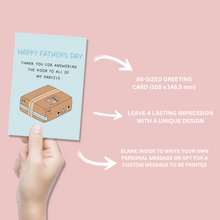 Load image into Gallery viewer, Answering The Door Father&#39;s Day Card - Blush Boulevard Greeting Card
