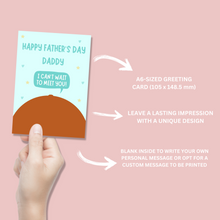 Load image into Gallery viewer, Happy Father&#39;s Day From The Bump Card - Blush Boulevard Greeting Card
