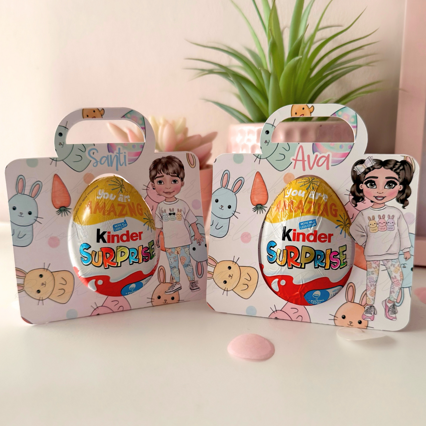 Personalised Easter Kinder Egg Gift