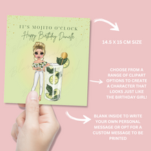 Load image into Gallery viewer, Personalised Mojito Birthday Card
