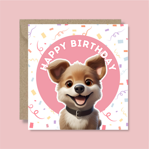 Welsh Corgi Dog Happy Birthday Card - Blush Boulevard Greeting Card