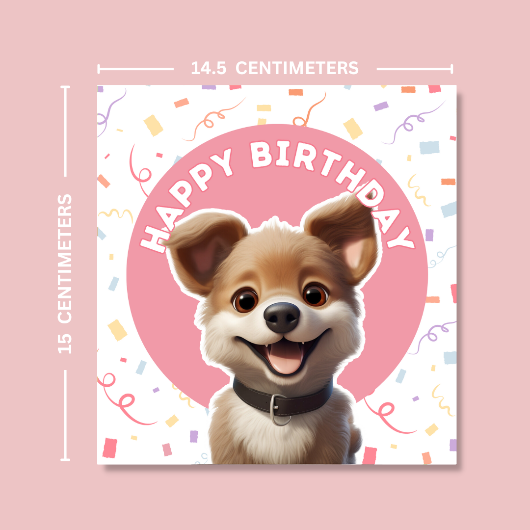 Welsh Corgi Dog Happy Birthday Card - Blush Boulevard Greeting Card