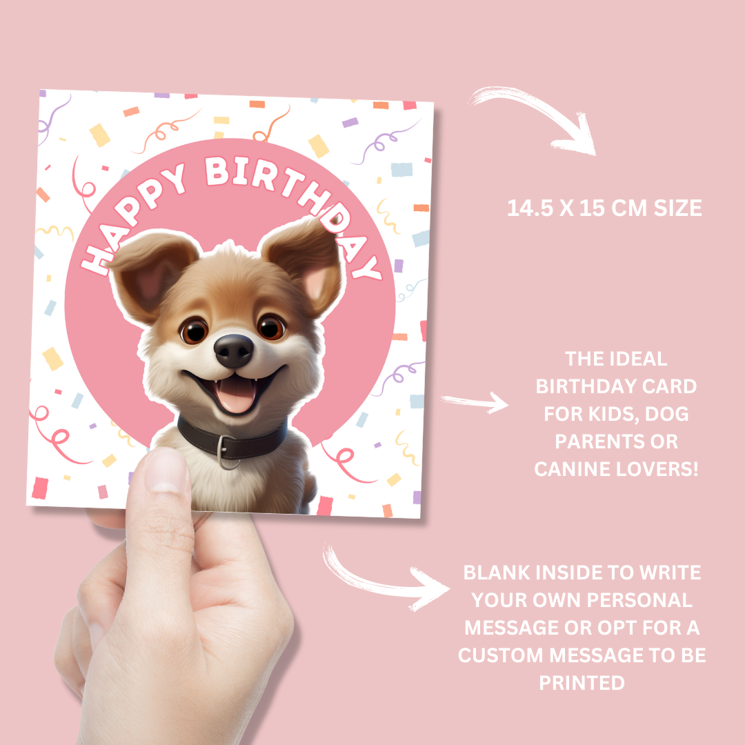 Welsh Corgi Dog Happy Birthday Card - Blush Boulevard Greeting Card