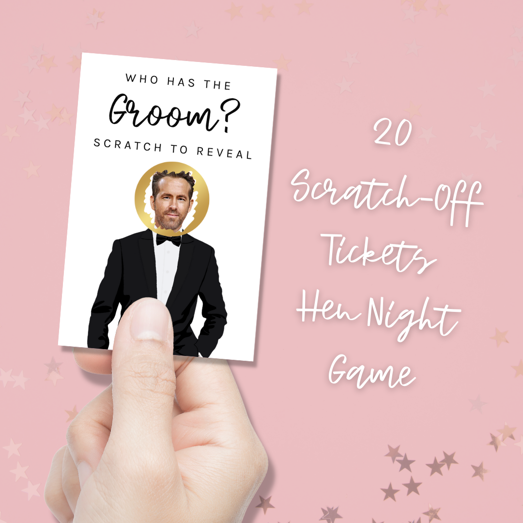 Who Has The Groom? Hen Night Party Game - Blush Boulevard Wedding Games