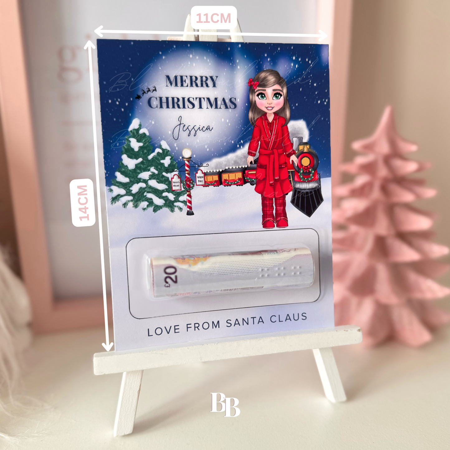 Teen Girl Express Christmas Money Pocket