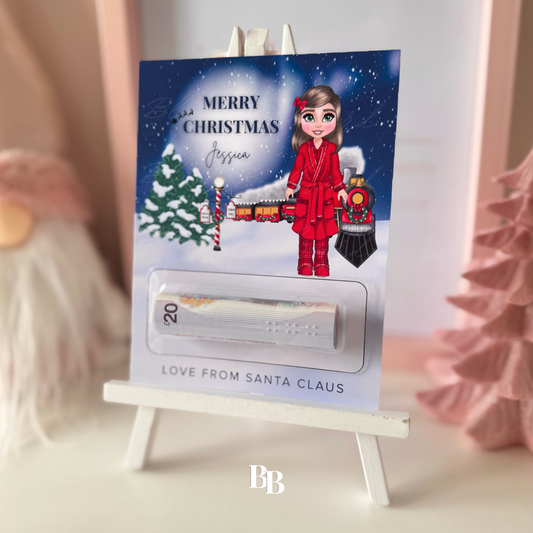 Teen Girl Express Christmas Money Pocket