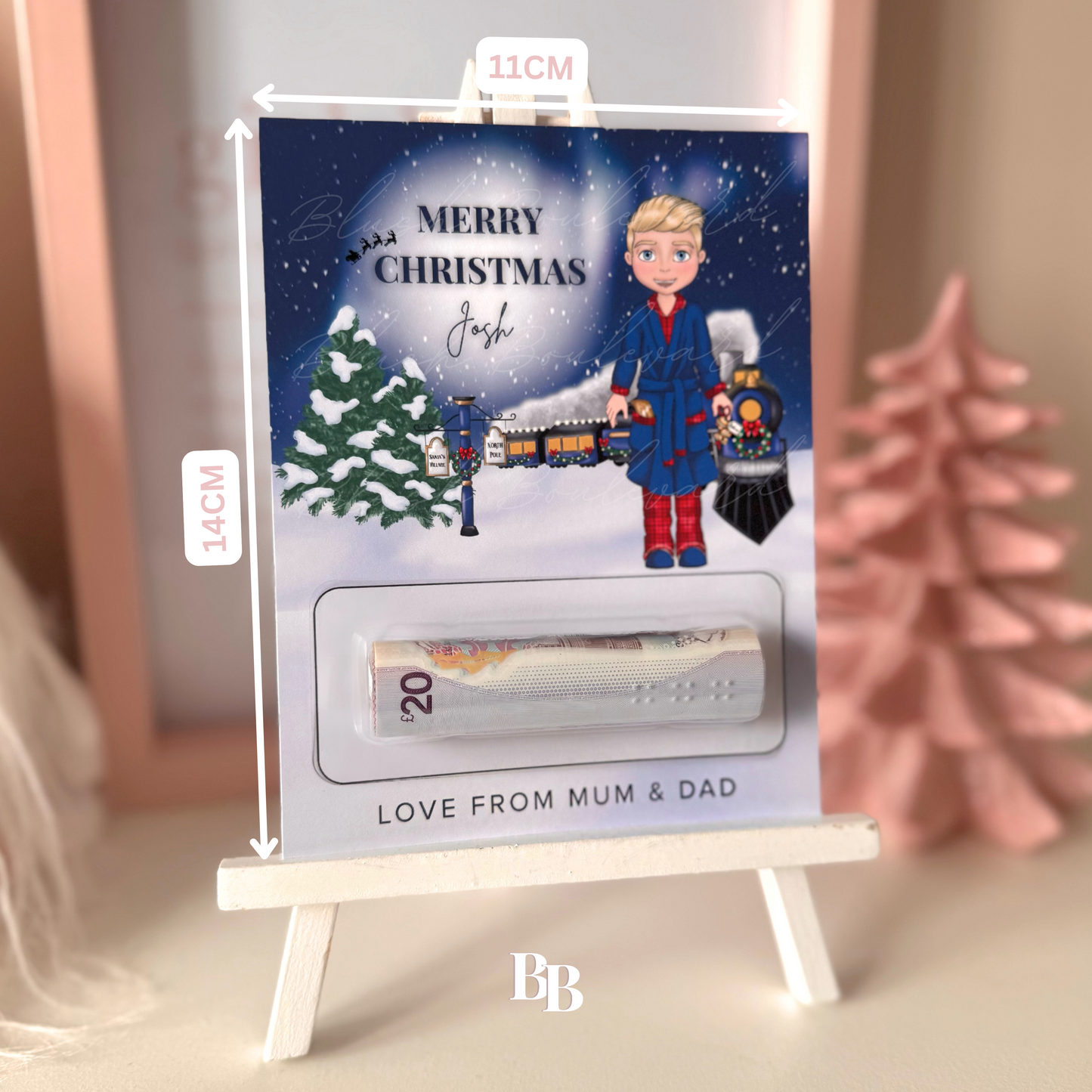 Teen Boy Express Christmas Money Pocket
