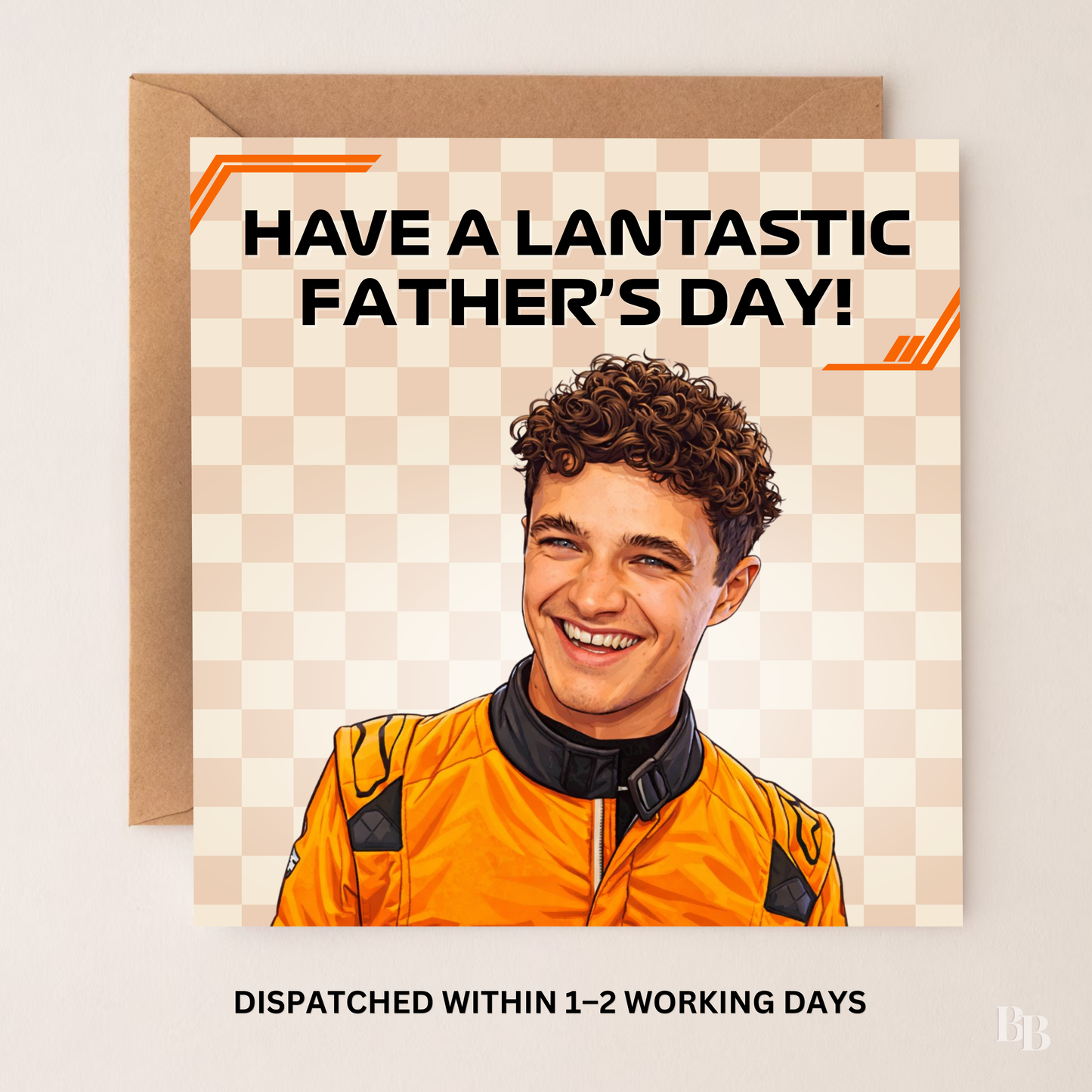 Lando Norris Father's Day Card