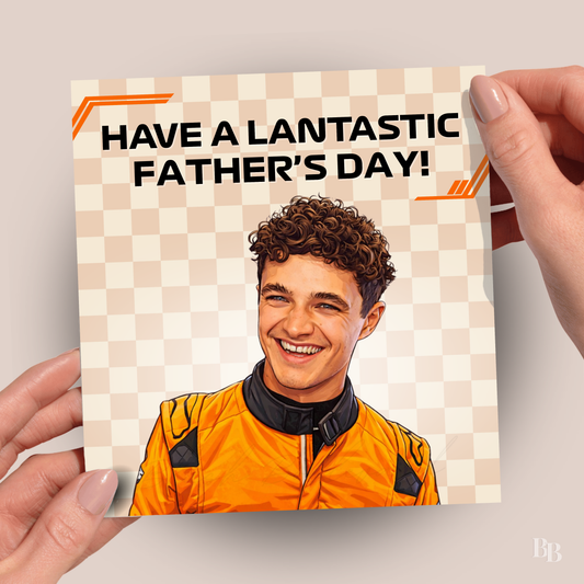Lando Norris Father's Day Card