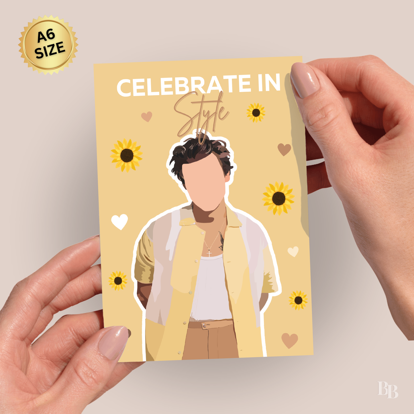 Celebrate In Style Harry Styles Birthday Card