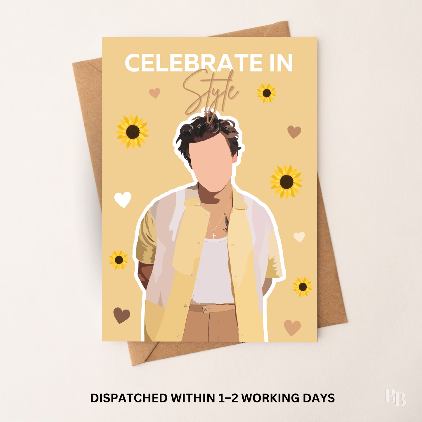 Celebrate In Style Harry Styles Birthday Card