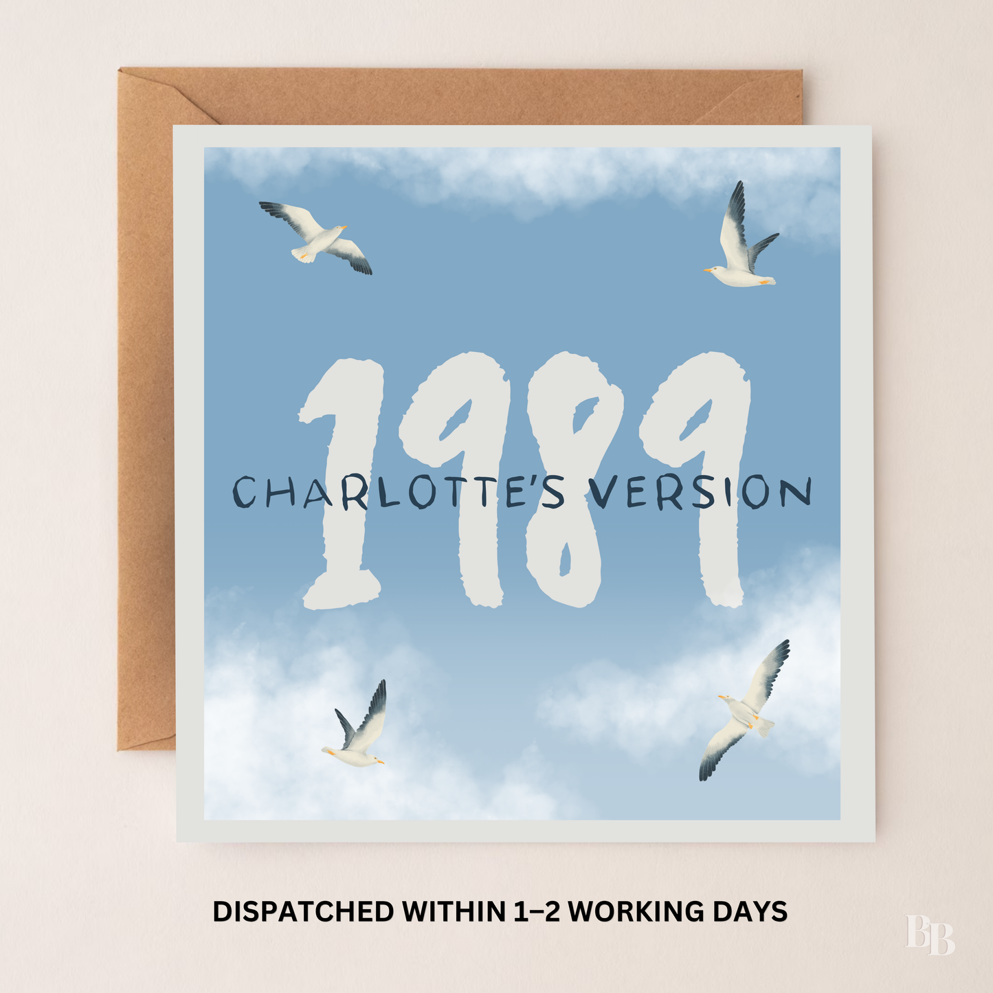 Personalised Taylor Swift 1989 Inspired Card