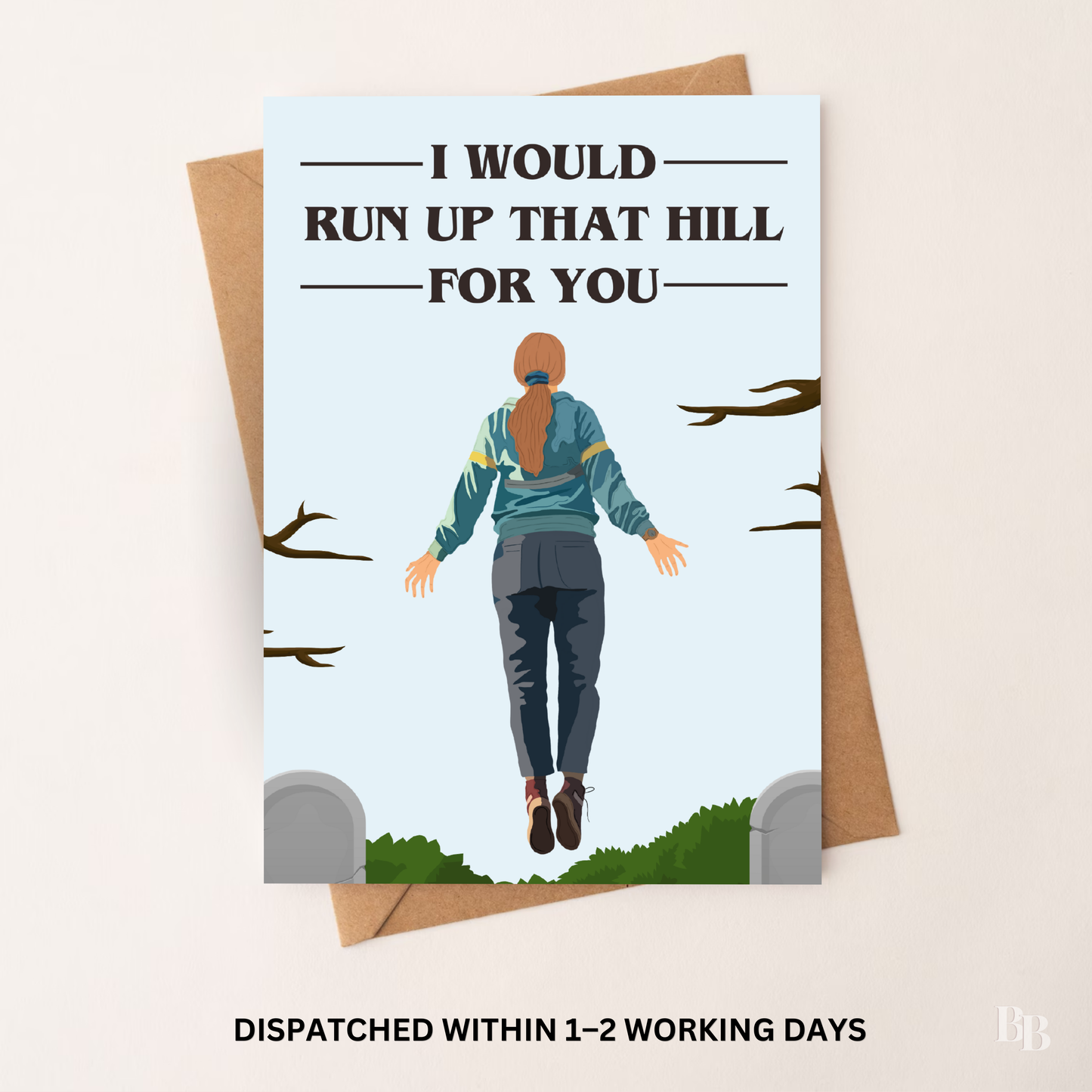 Stranger Things Max Mayfield Running Up That Hill Card