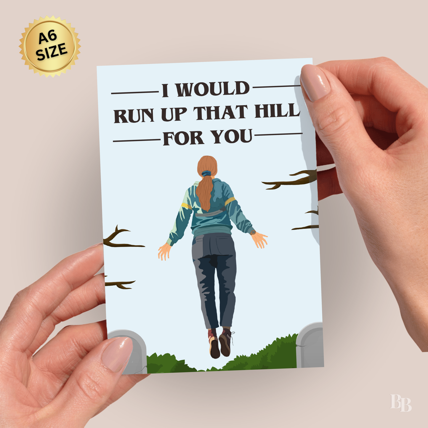 Stranger Things Max Mayfield Running Up That Hill Card