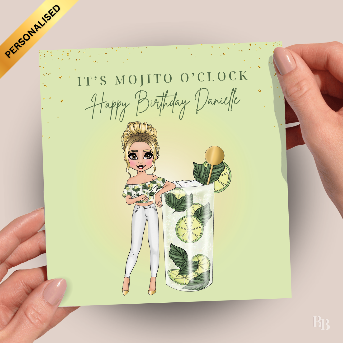 Personalised Mojito Birthday Card