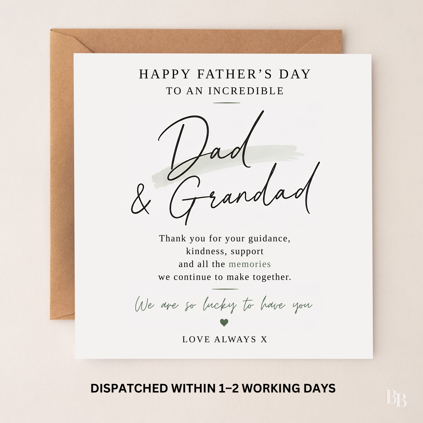 Dad & Grandad Father's Day Card
