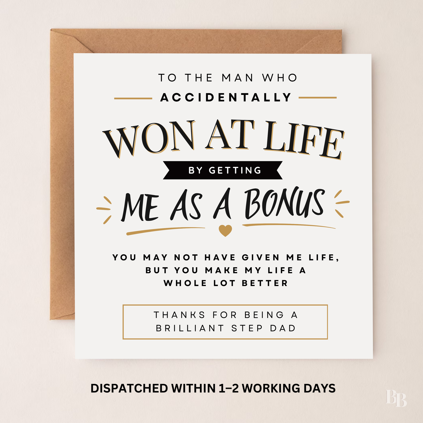Stepdad Father's Day Card