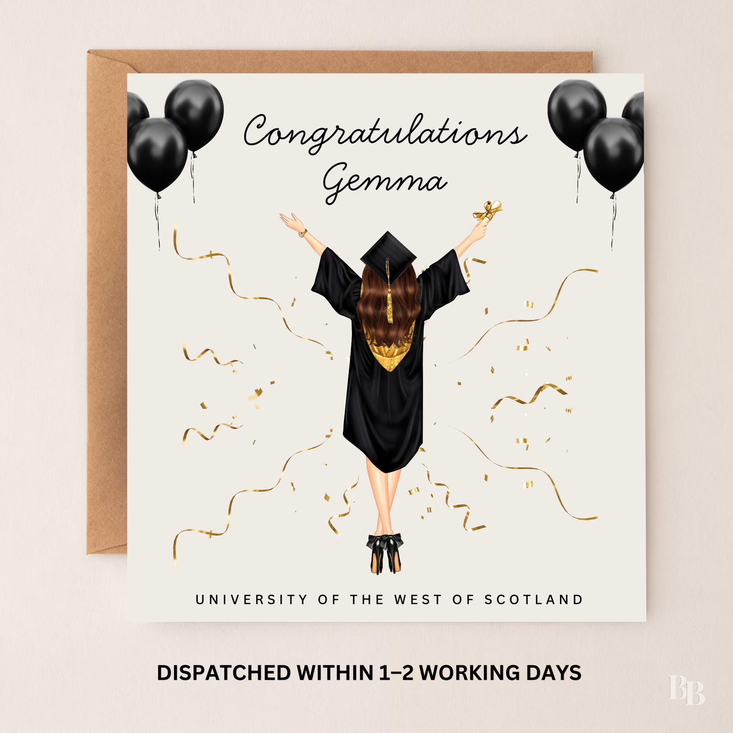 Personalised Congratulations Graduation Card