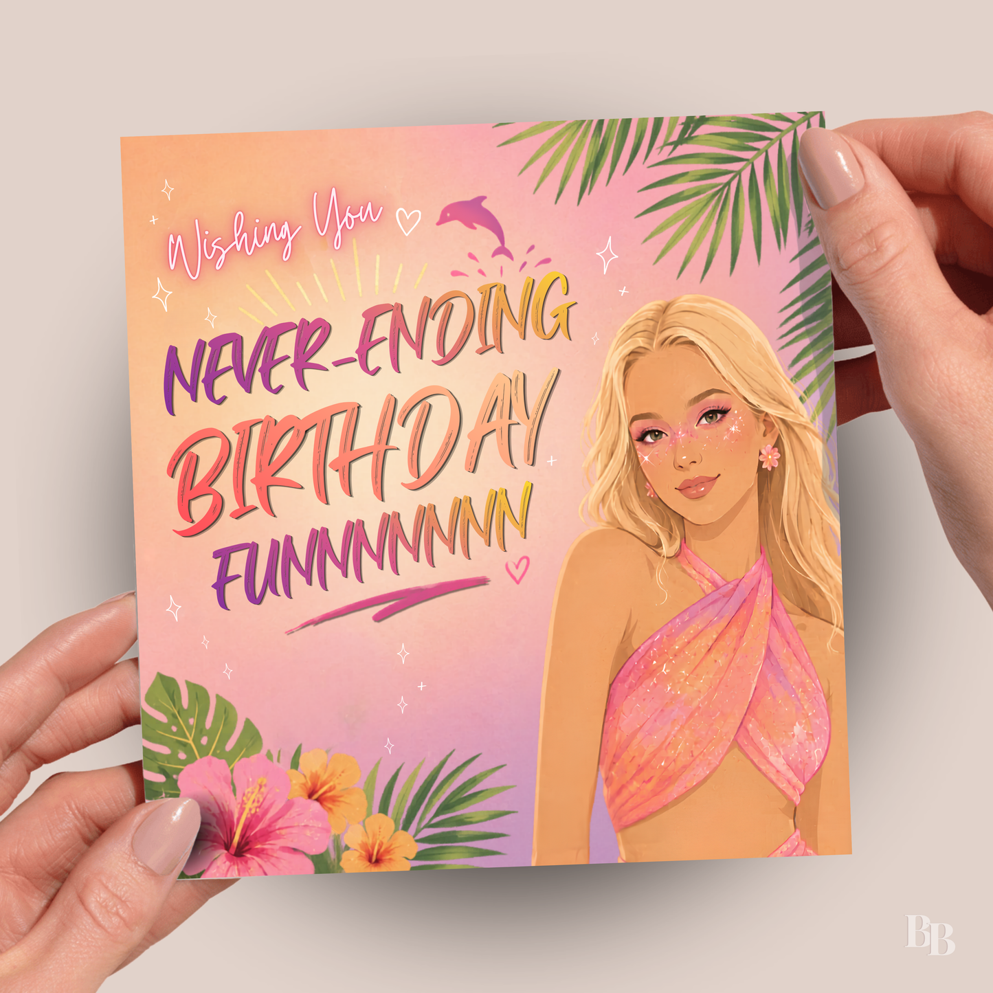 Birthday Fun Tropical Birthday Card
