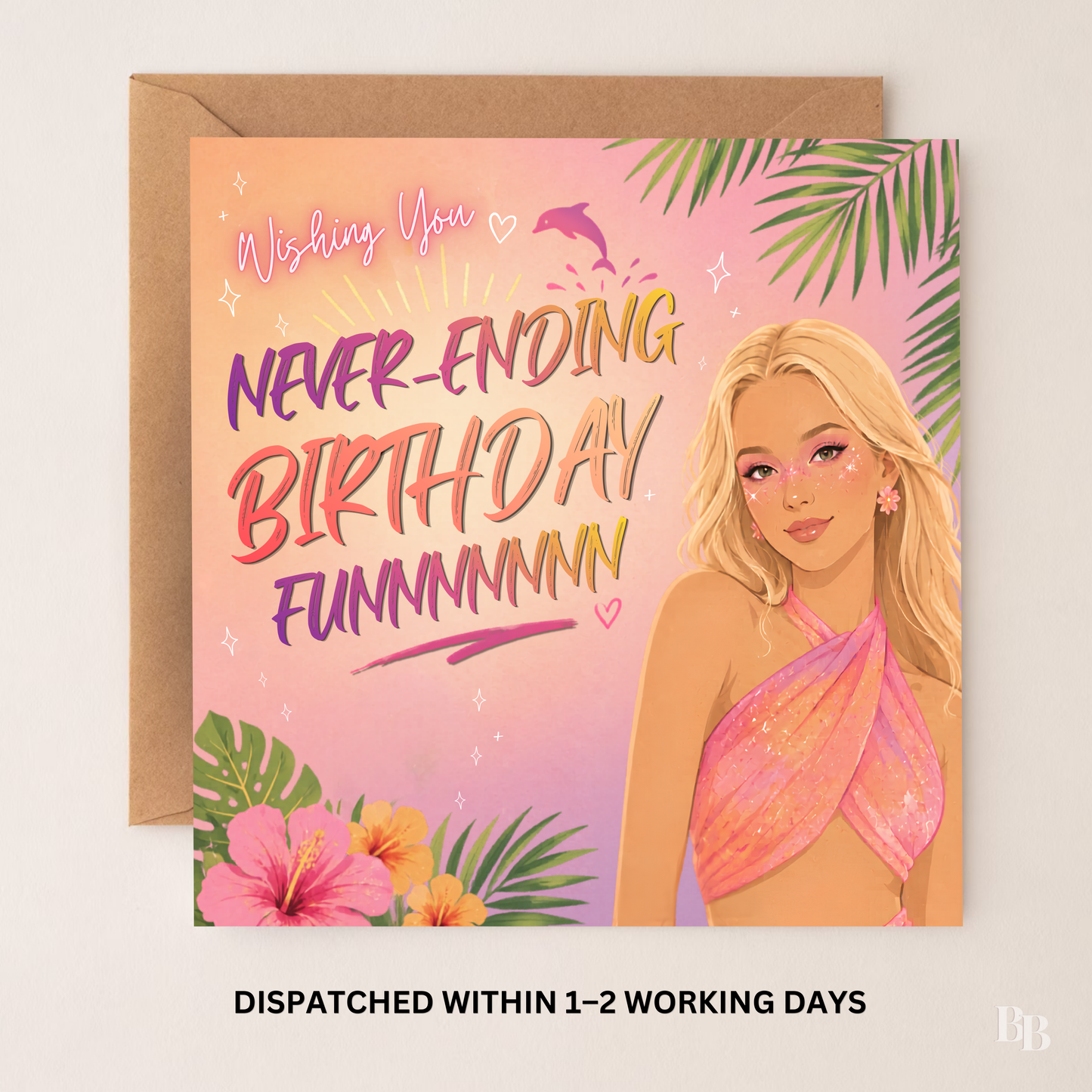 Birthday Fun Tropical Birthday Card