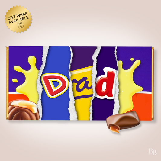 Dad Galaxy Caramel Chocolate Bar