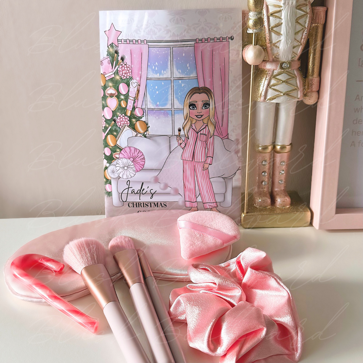 Personalised Christmas Makeup Goodie Bag
