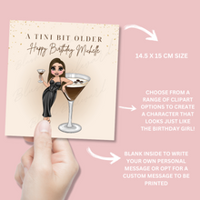 Load image into Gallery viewer, Personalised Espresso Martini Birthday Card
