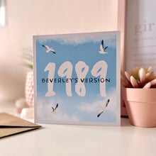 Load image into Gallery viewer, Personalised Taylor Swift 1989 Inspired Card - Blush Boulevard Greeting Card
