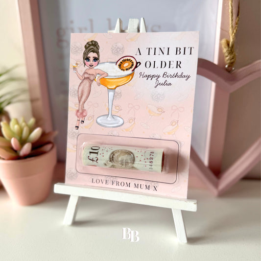 Passionfruit Martini Birthday Money Pocket