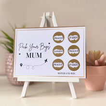 Load image into Gallery viewer, Gold Personalised Scratch Off Vacation Ticket - Blush Boulevard Ticket
