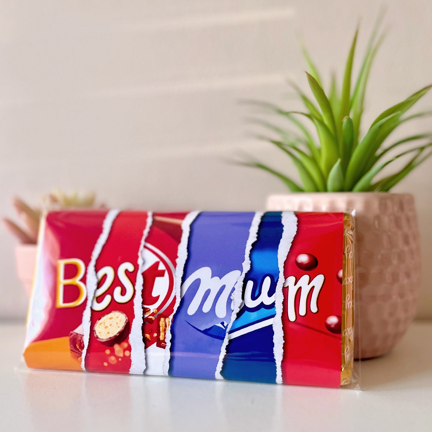 Best Mum Galaxy Smooth Caramel Chocolate Bar - Blush Boulevard Chocolate Bar