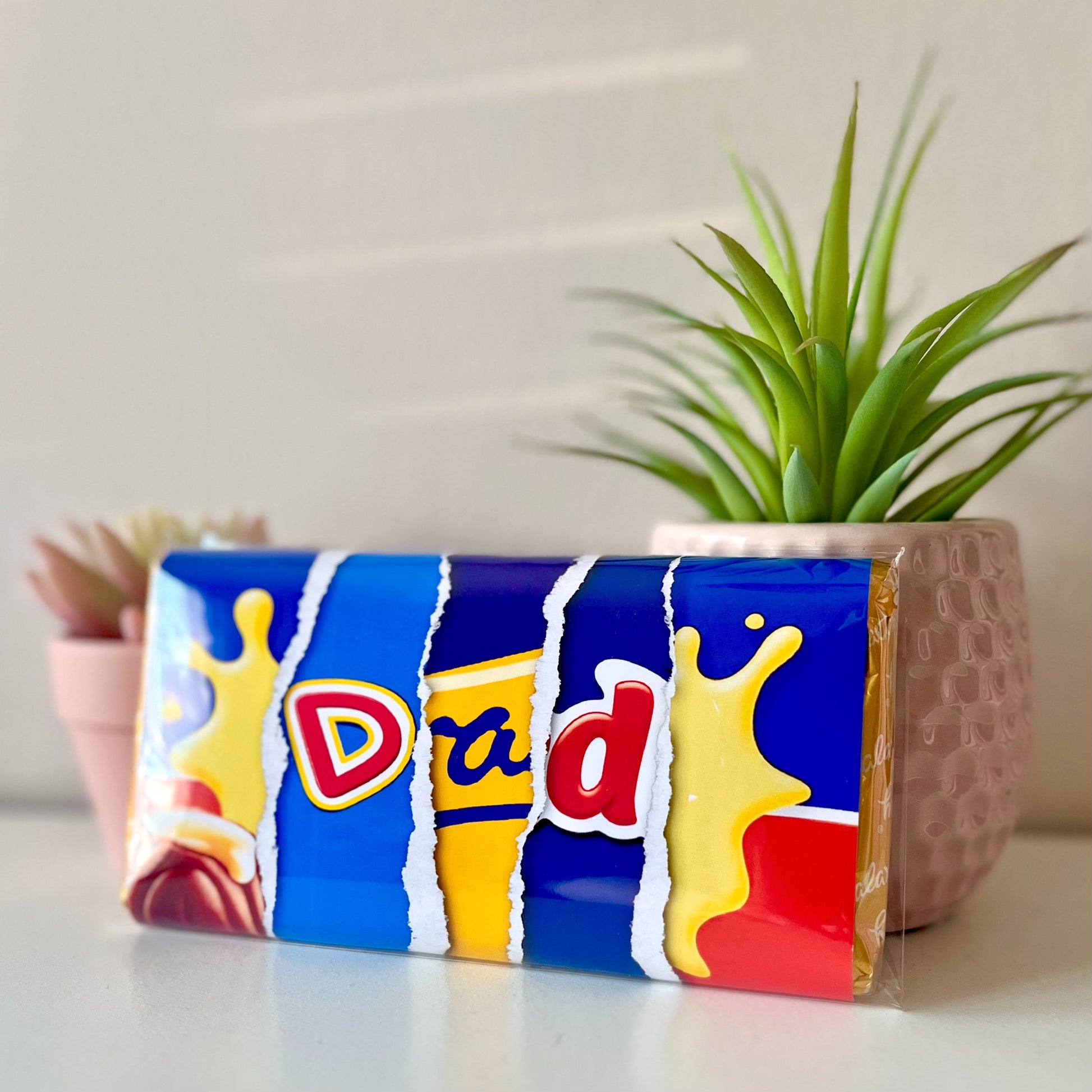 Dad Galaxy Smooth Caramel Chocolate Bar - Blush Boulevard Chocolate Bar