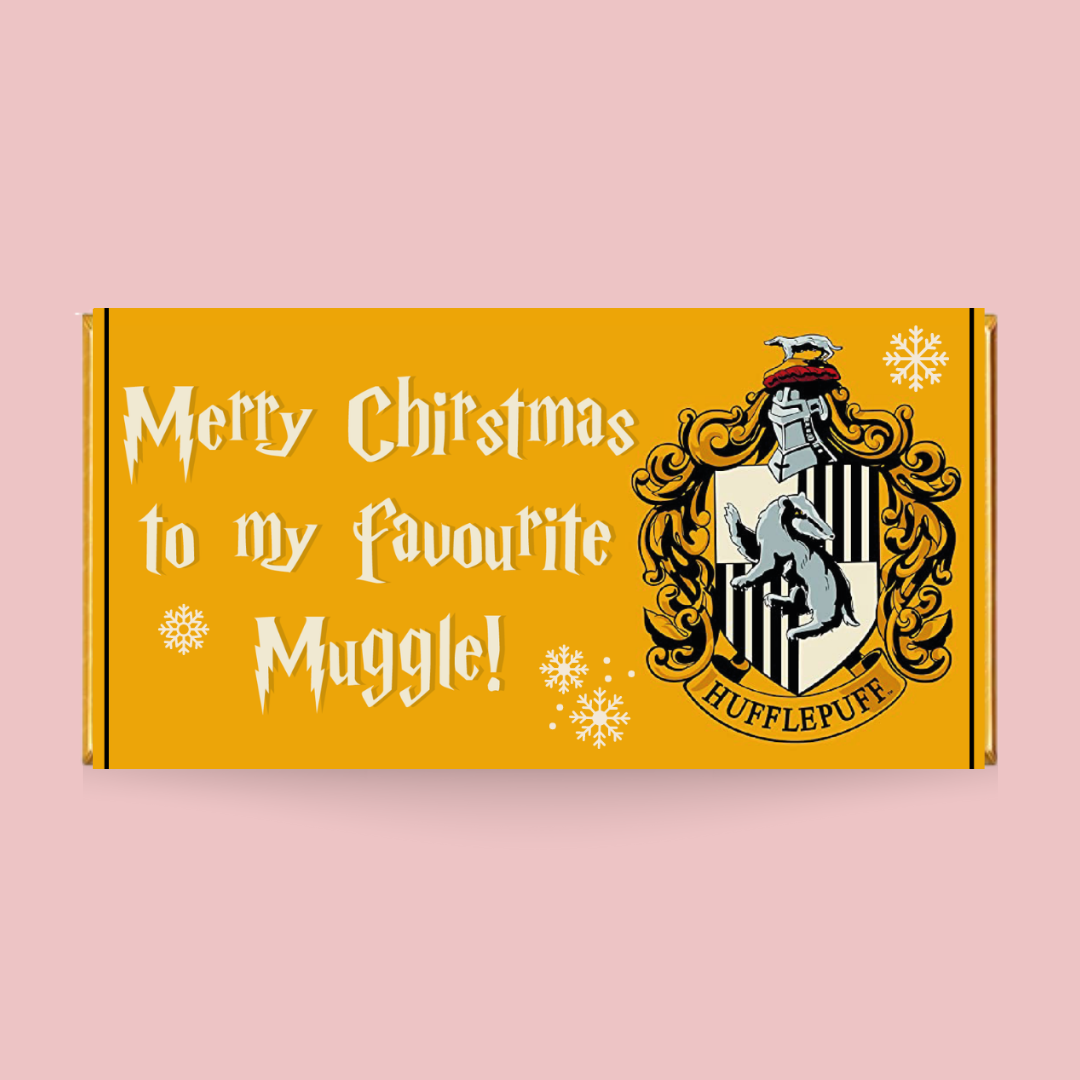 Hufflepuff HP Chocolate Bar - Blush Boulevard Chocolate Bar