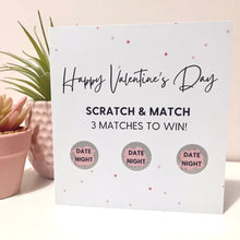 Load image into Gallery viewer, Personalised Scratch Off Valentine&#39;s Day Card - Blush Boulevard Greeting Card
