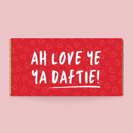 Ah Love Ye Ya Daftie Chocolate Bar - Blush Boulevard Chocolate Bar