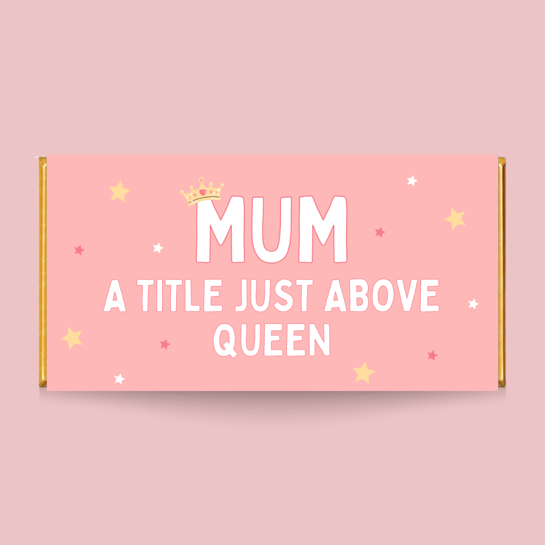 Mum Queen Chocolate Bar - Blush Boulevard Chocolate Bar