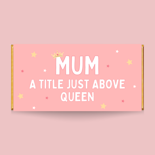 Mum Queen Chocolate Bar - Blush Boulevard Chocolate Bar