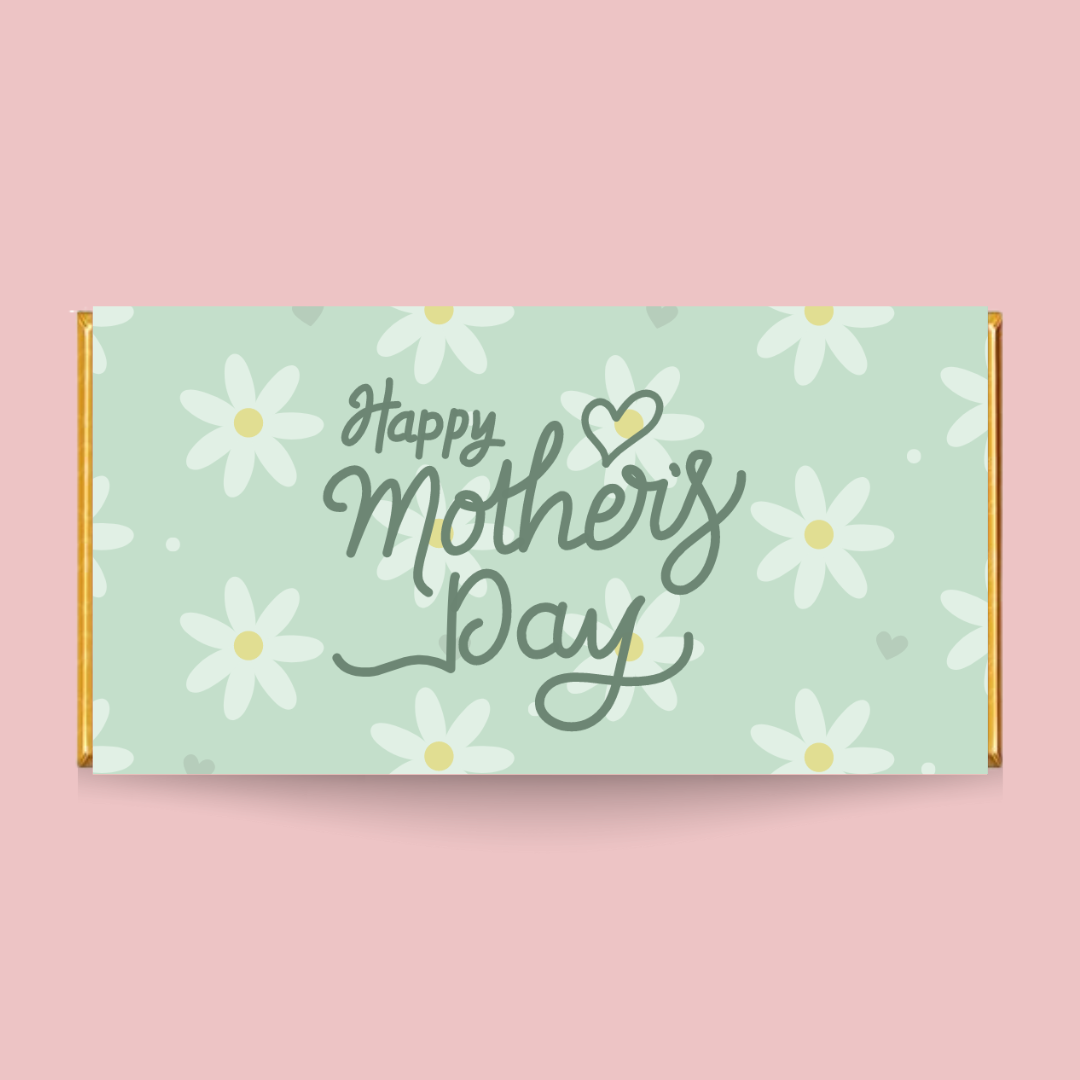 Mother's Day Daisy Chocolate Bar - Blush Boulevard Chocolate Bar